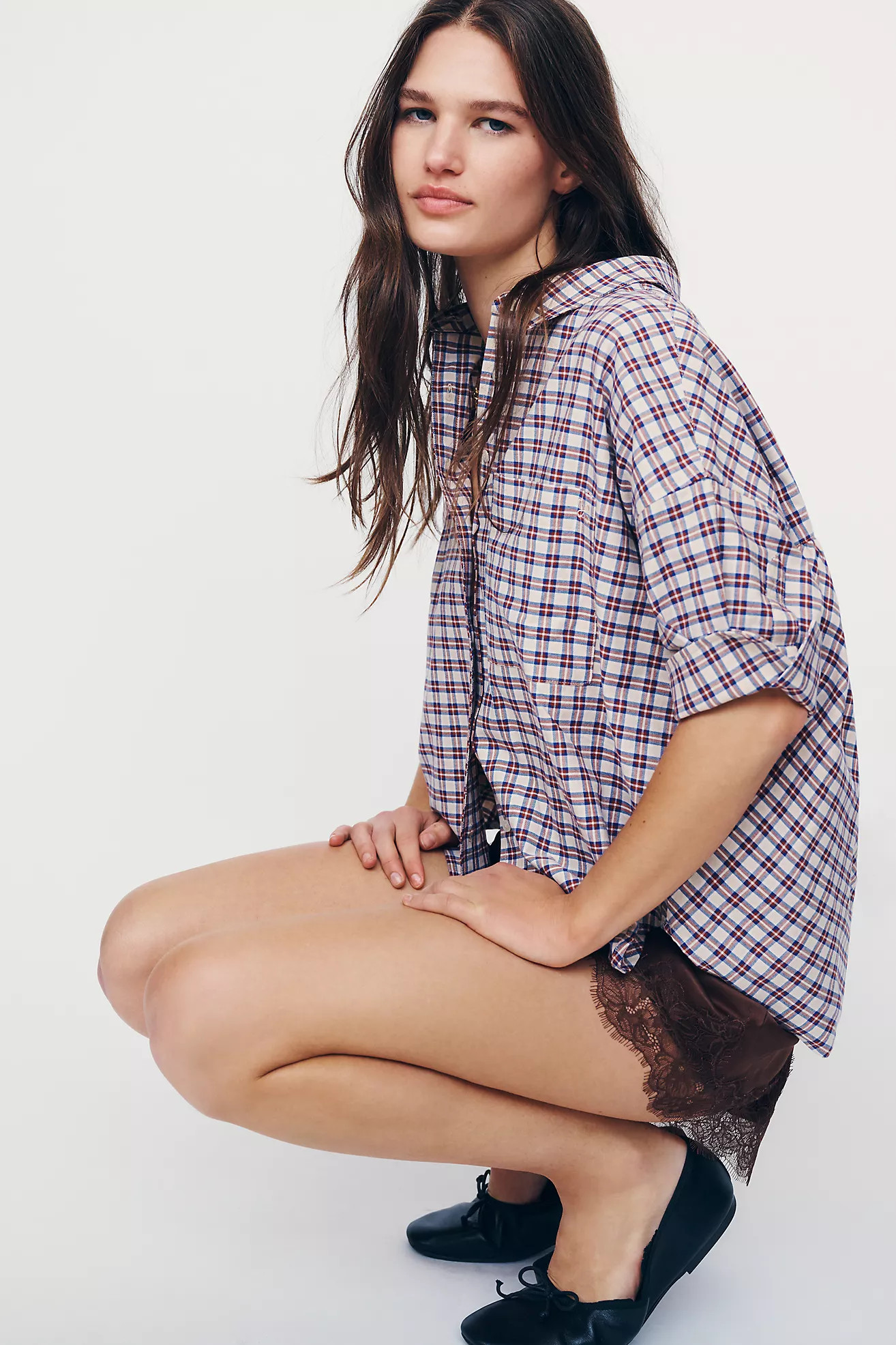 Maeve Mabel Boxy Oxford Shirt | Anthropologie (US)