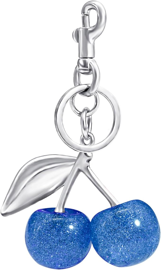 Cherry Keychain for Women Apple Strawberry Bag Charm Key Chain Accessories Gifts for Birthday Chr... | Amazon (US)