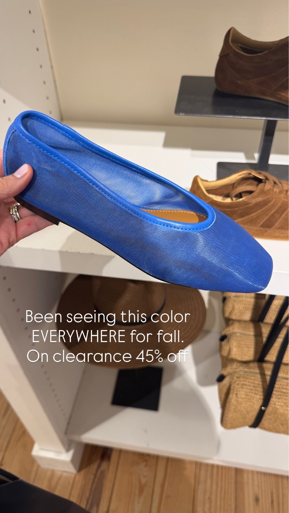 The mylie ballet flats 
Love the retro blue

#LTKOver40 #LTKSaleAlert