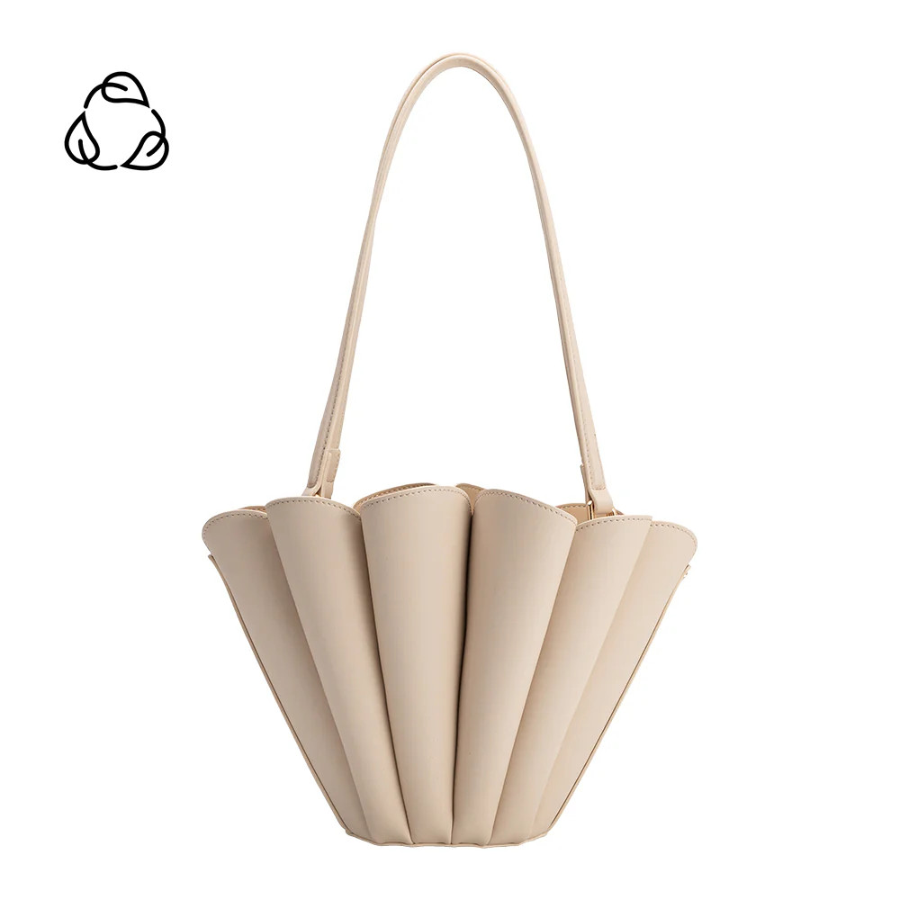 Bone Shellie Recycled Vegan Leather Shoulder Bag | Melie Bianco | Melie Bianco