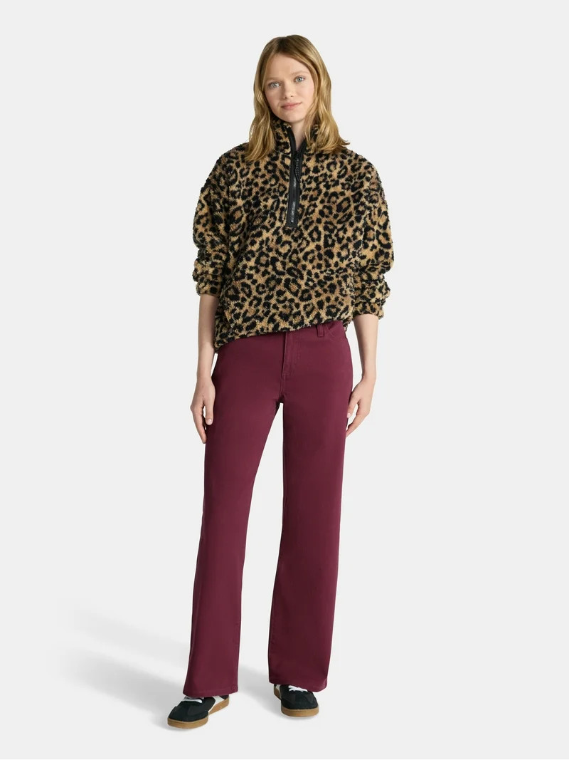 No Boundaries Baggy Wide Leg Jeans, 31.5'' Inseam, Women's | Walmart (US)