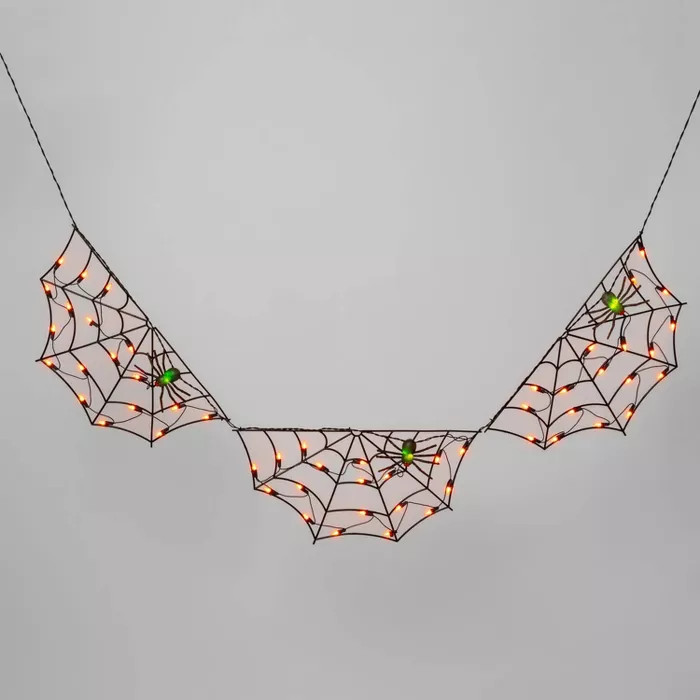 60" Incandescent Spider Web Halloween Lighted Decor - Hyde & EEK! Boutique™ | Target