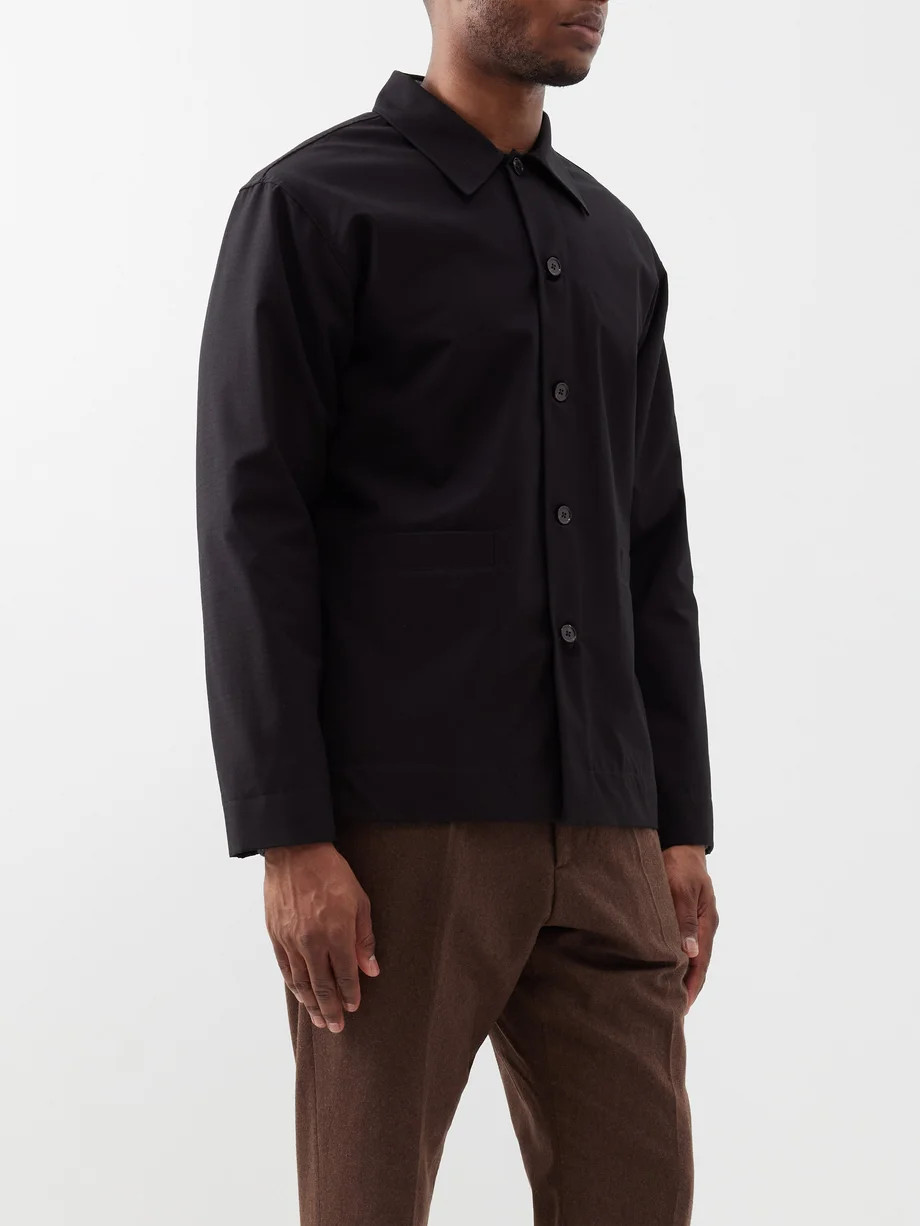 Kris wool-blend overshirt | NN.07 | Matches (UK)