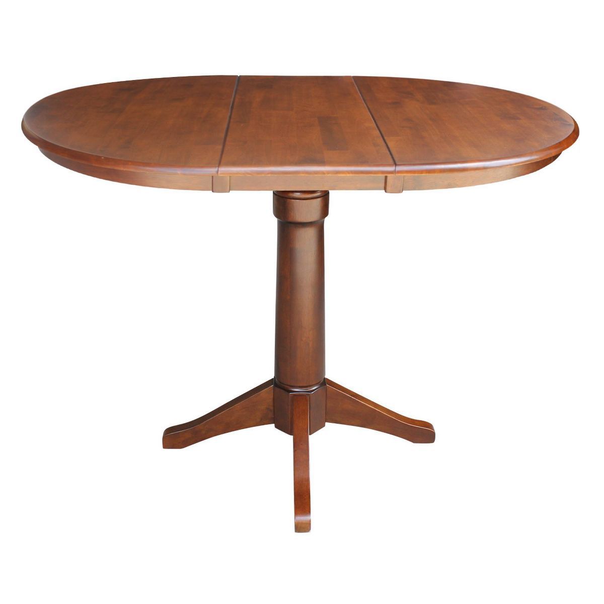 36" Magnolia Round Top Counter Height Dining Table with 12" Leaf - International Concepts | Target