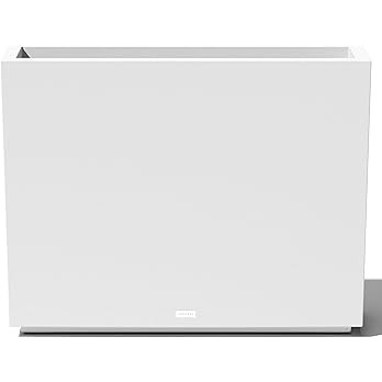 Veradek Span Plastic Box Series Planter - Tall Rectangular, White, All-Weather Resistant, Removab... | Amazon (US)