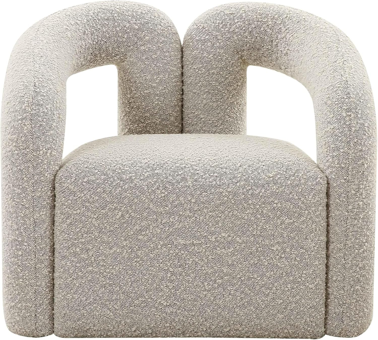Amazon.com: TOV Furniture Jenn Speckled Gray Boucle Accent Chair : Home & Kitchen | Amazon (US)