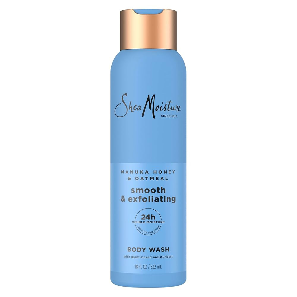 SheaMoisture Manuka Honey Oatmeal Body Wash Smooth & Exfoliating Smooth and Exfoliating body wash... | Amazon (US)