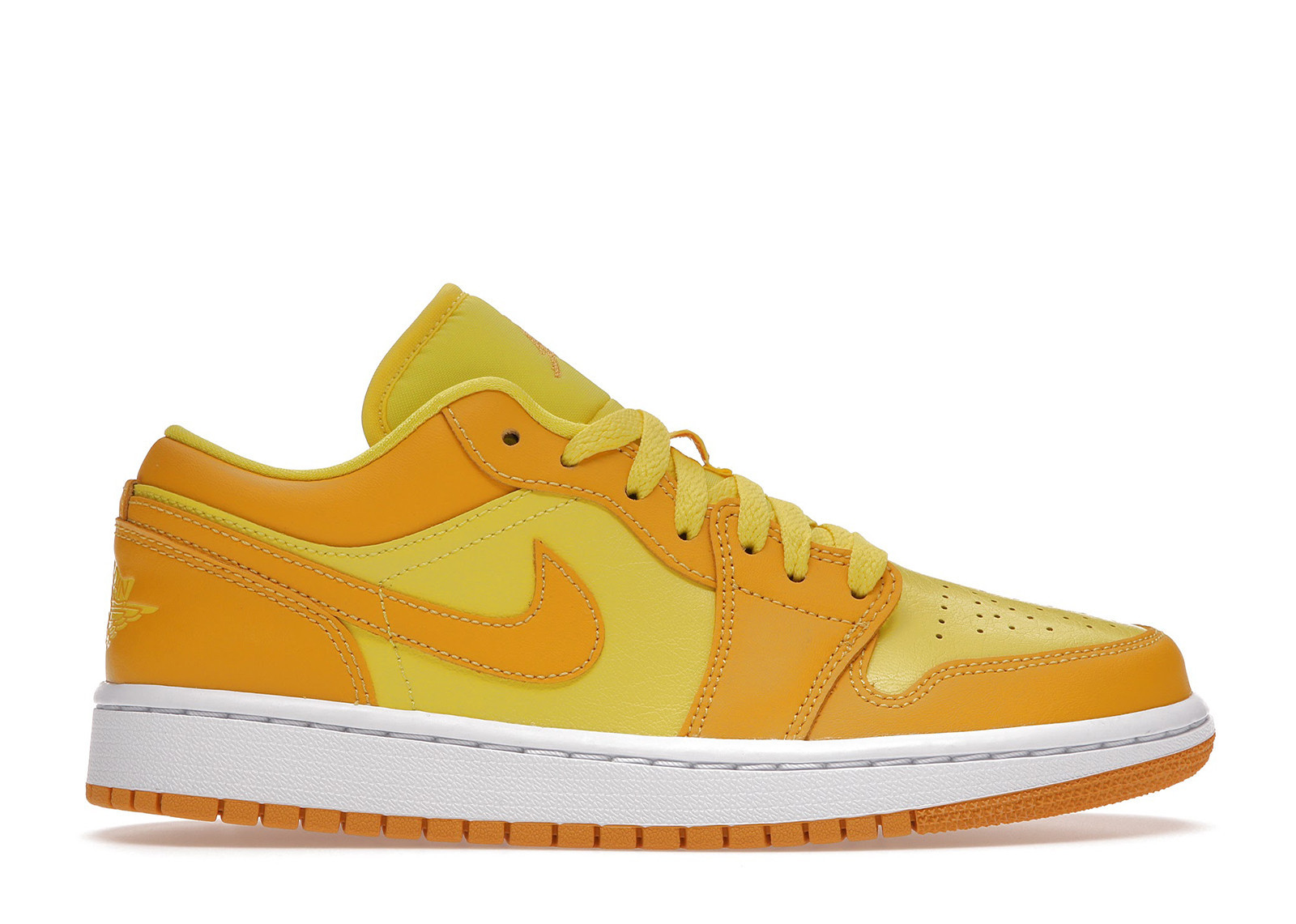 Jordan 1 Low (Women's) Sneakers in Yellow Strike/White/Pollen | StockX