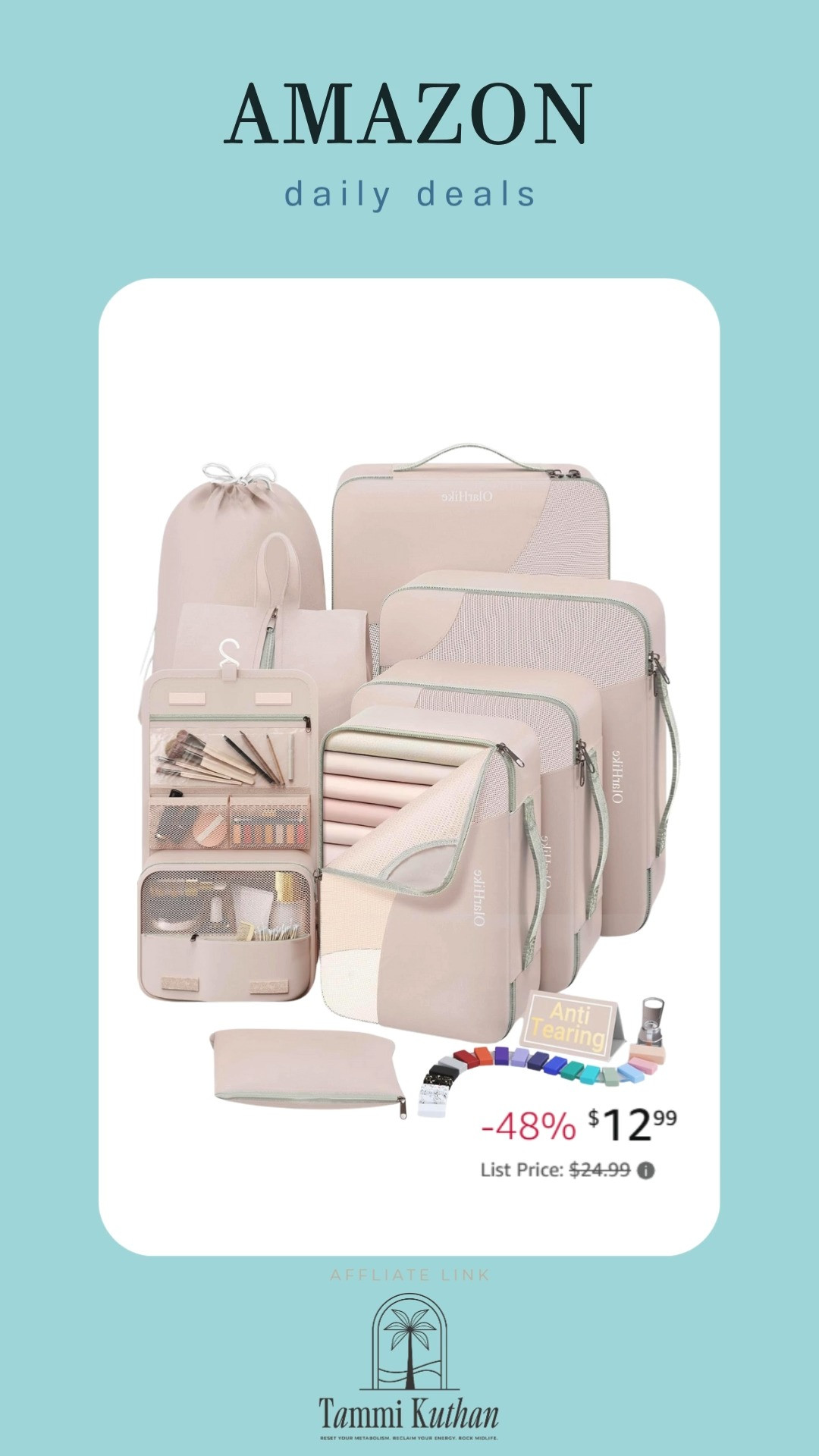 Travel like a pro with these Amazon packing cubes that keep everything organized and stress-free. Say goodbye to messy suitcases and hello to smooth adventures ✈️🧳✨
#AmazonFinds #TravelEssentials #PackingCubes #TravelHacks #LTKTravel #TravelOrganization #LTKStyle #SuitcaseGoals #TravelSmart #WanderlustVibes 

 #LTKSaleAlert #LTKFindsUnder50 #LTKTravel