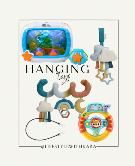 Toys we use for the stroller, car seat, crib soother & well anything else you might need to hang toys from! The cutie clasp is amazing to hang toys off well anything without it falling to the ground!

#LTKbaby #LTKbump