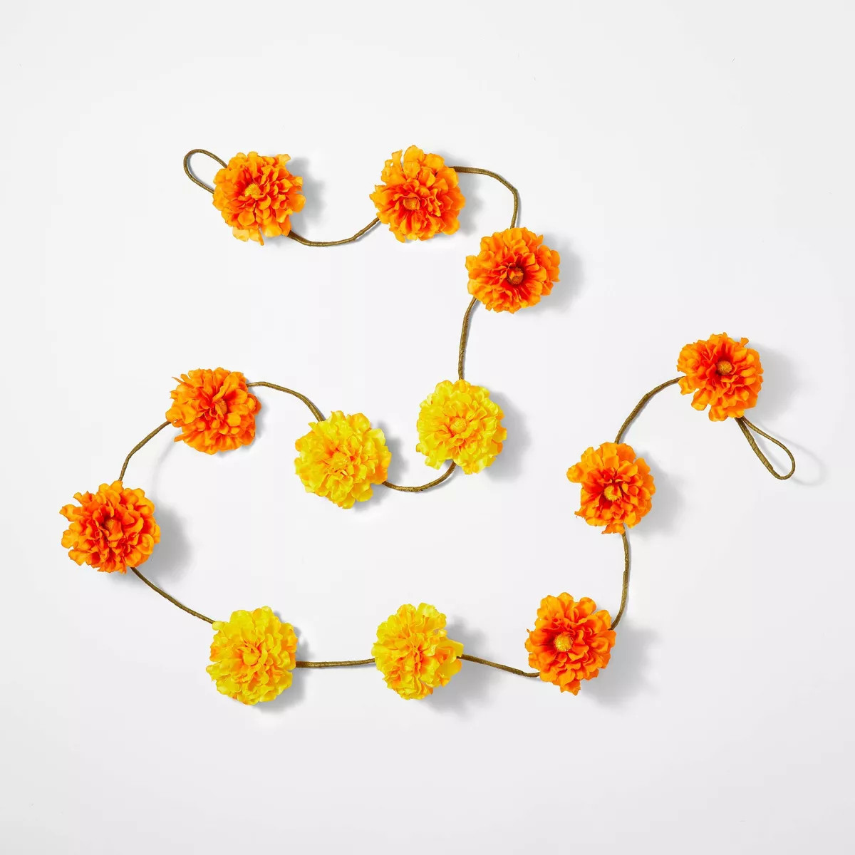 Día de Muertos Marigold Faux Flower Decorative Garland - Designed with Flavia Z Drago | Target