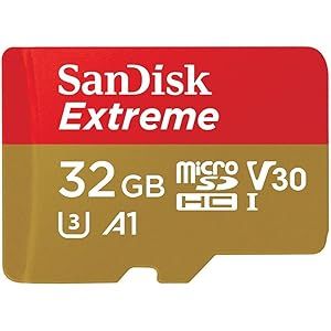 SanDisk 32GB Extreme microSDHC UHS-I Memory Card with Adapter - C10, U3, V30, 4K, A1, Micro SD - ... | Amazon (US)
