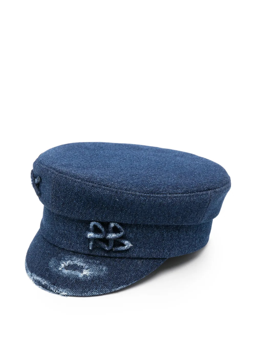 Ruslan Baginskiy distressed hat - Blue | Farfetch Global