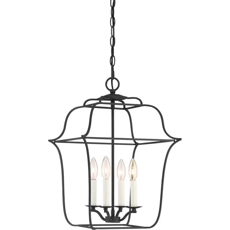 Chandelier 4 Light Steel-Royal Ebony Finish Bailey Street Home 71-Bel-2289269 | Walmart (US)
