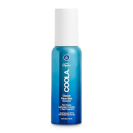 COOLA Organic Sunscreen SPF 50 Sunblock Face Mist, Dermatologist Tested Skin Care for Daily Prote... | Amazon (US)