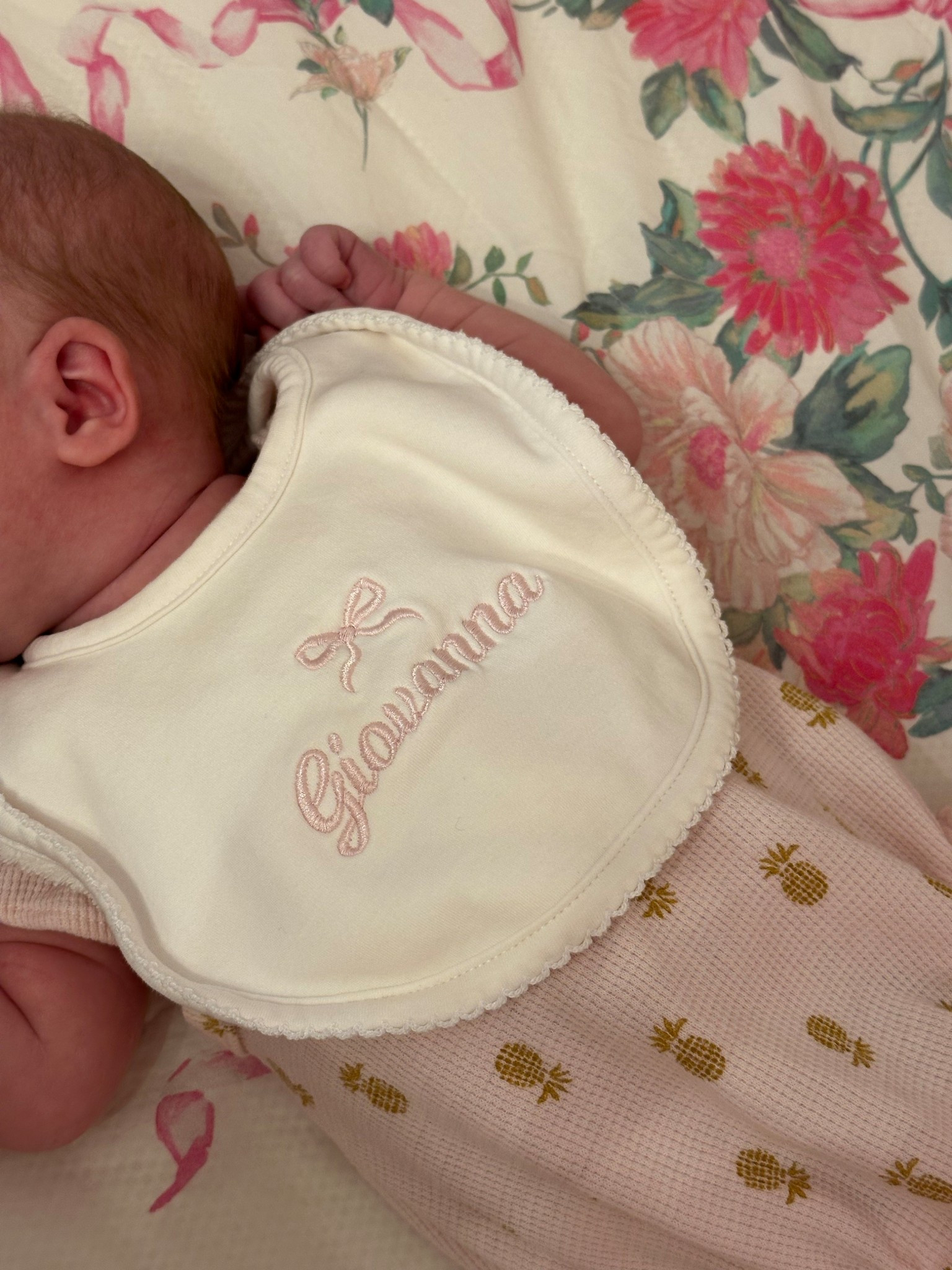 Custom embroidered baby items! Would make great baby shower gifts. I got these + other pieces for her hospital & going home looks. 

#LTKFindsUnder50 #LTKBaby