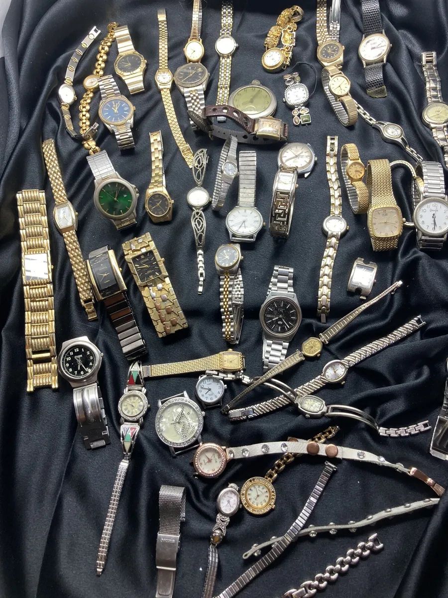 VINTAGE  40 WATCH WRISTWATCH LOT WOMENS WALTHAM GENEVA SEIKO TIMEX FASHION  | eBay | eBay US