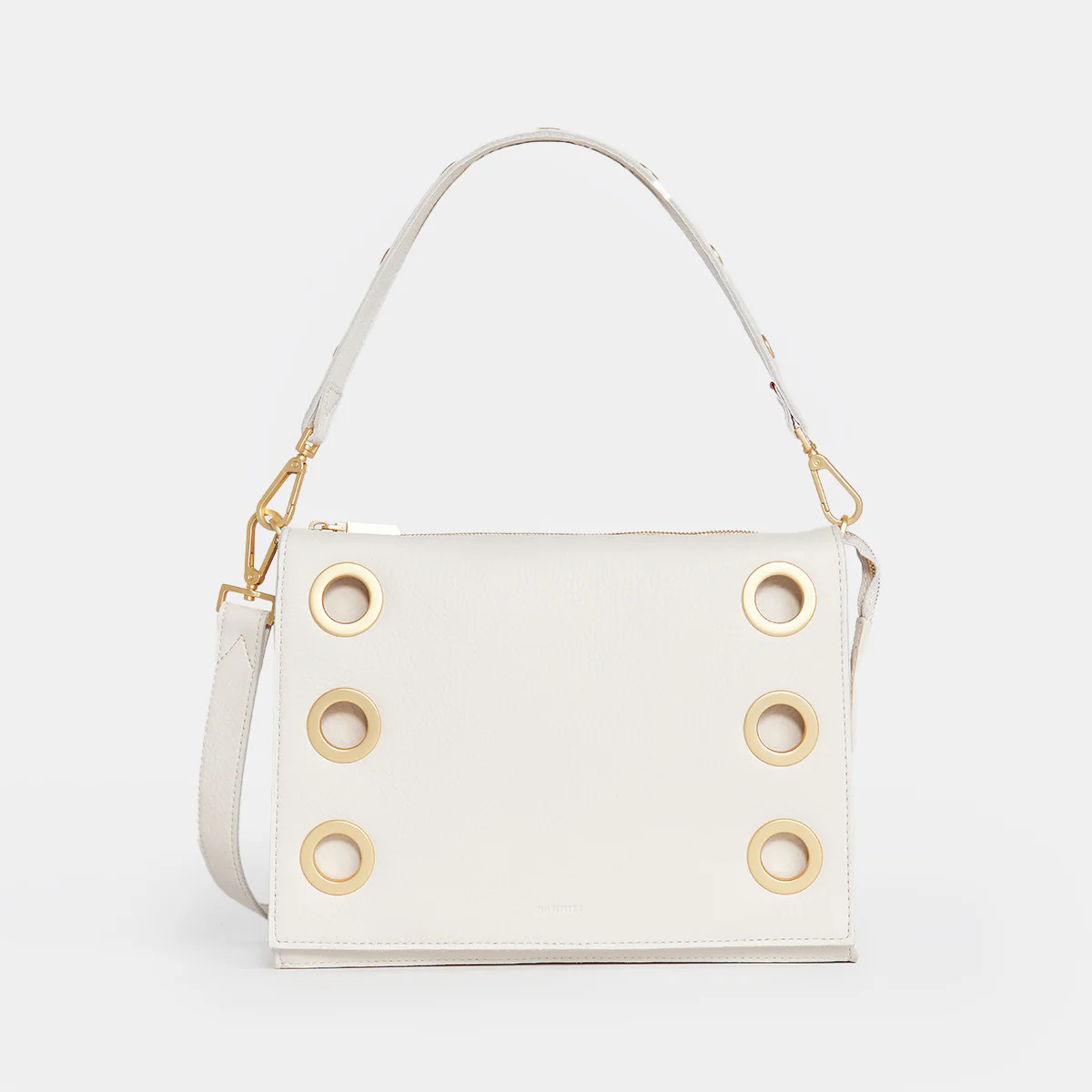 Montana Clutch | Calla Lily White/Brushed Gold | Lrg 840220515263 | Hammitt (US)