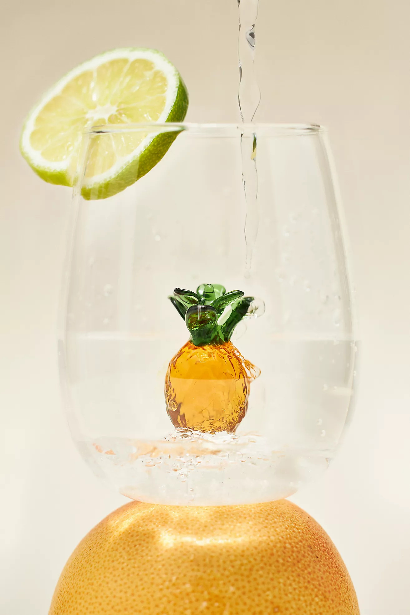 Cheerie Icon Stemless Wine Glass | Anthropologie (US)