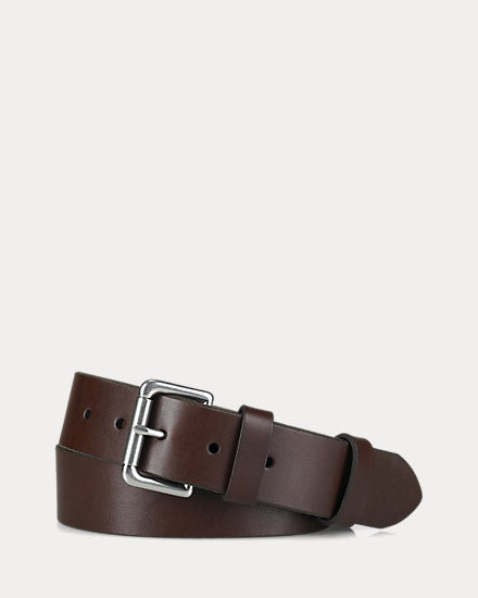 Leather Roller-Buckle Belt | Ralph Lauren (UK)
