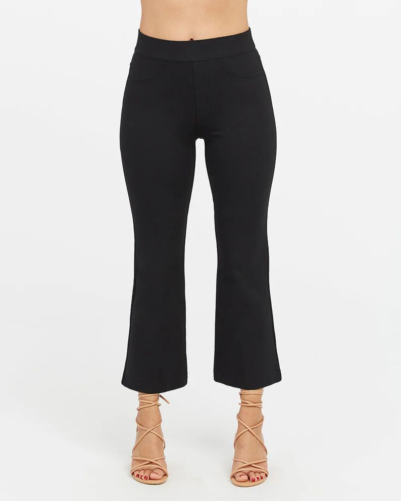 The Perfect Black Pant, Cropped Flare | Spanx