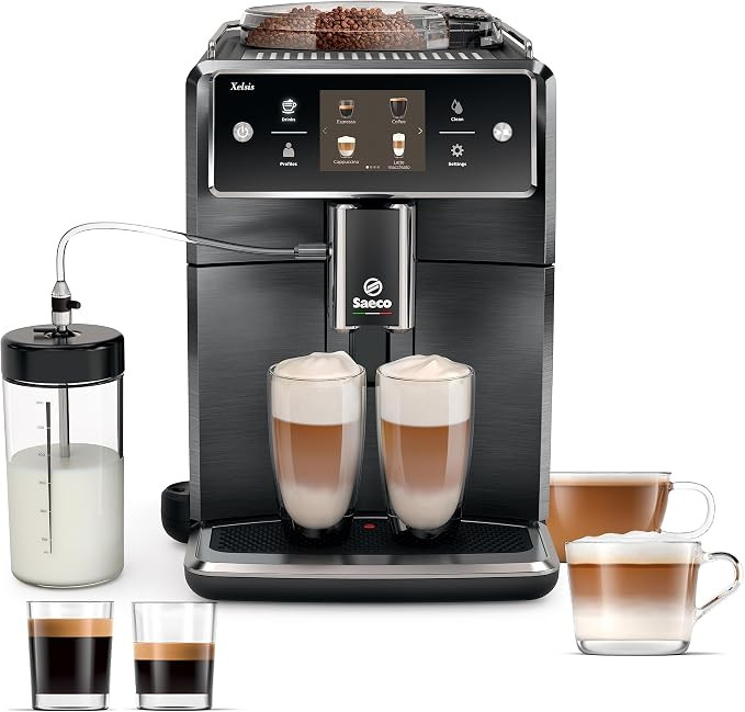 Philips Saeco Xelsis Super Automatic Espresso Machine - LatteDuo Milk System, 15 Coffee Varieties... | Amazon (CA)