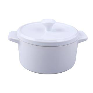 Mini White Ceramic Covered Casserole Dish by Celebrate It® | Michaels Stores
