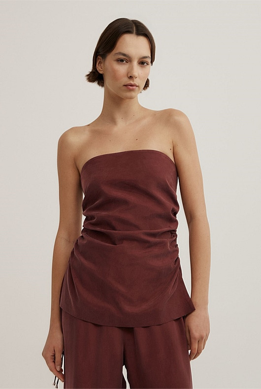 Cupro Strapless Top | Witchery (AU)