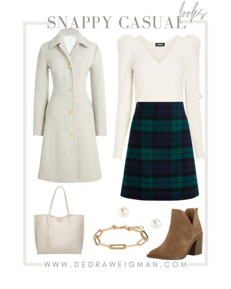 This is such a classic look for fall or the holidays! Holiday outfit inspiration! 

#holidayoutfit #falloutfit #plaidskirt #woolcoat 

#LTKSeasonal #LTKstyletip #LTKHoliday