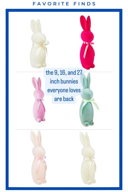 Easter bunny decor / Walmart / flocked bunny 

#LTKSeasonal #LTKfindsunder50 #LTKfindsunder100