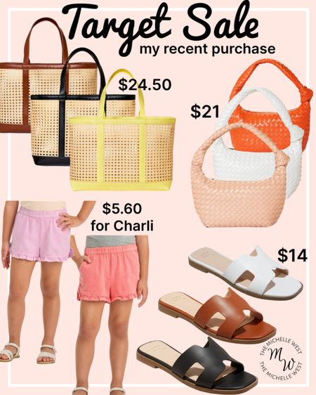 I’ve been waiting for these bags to go on sale so I just ordered the brown rattan beach bag and the tan and white handbag!! The beach bag looks really light and my Bogg bag is too heavy so I’m excited to try this one!  The handbags are designer inspired so I couldn’t pass that up. I grabbed some shorts for
Charli but they come in two more colors. And the flat sandals are a steal. I have similar that I’ve compared recently so if you were waiting for a sale, this is a good one. They also come in more color options too. I’m also linking two more shorts that I have and love that I’ll post as a try-on later! 

#LTKItBag #LTKFindsUnder50 #LTKSaleAlert