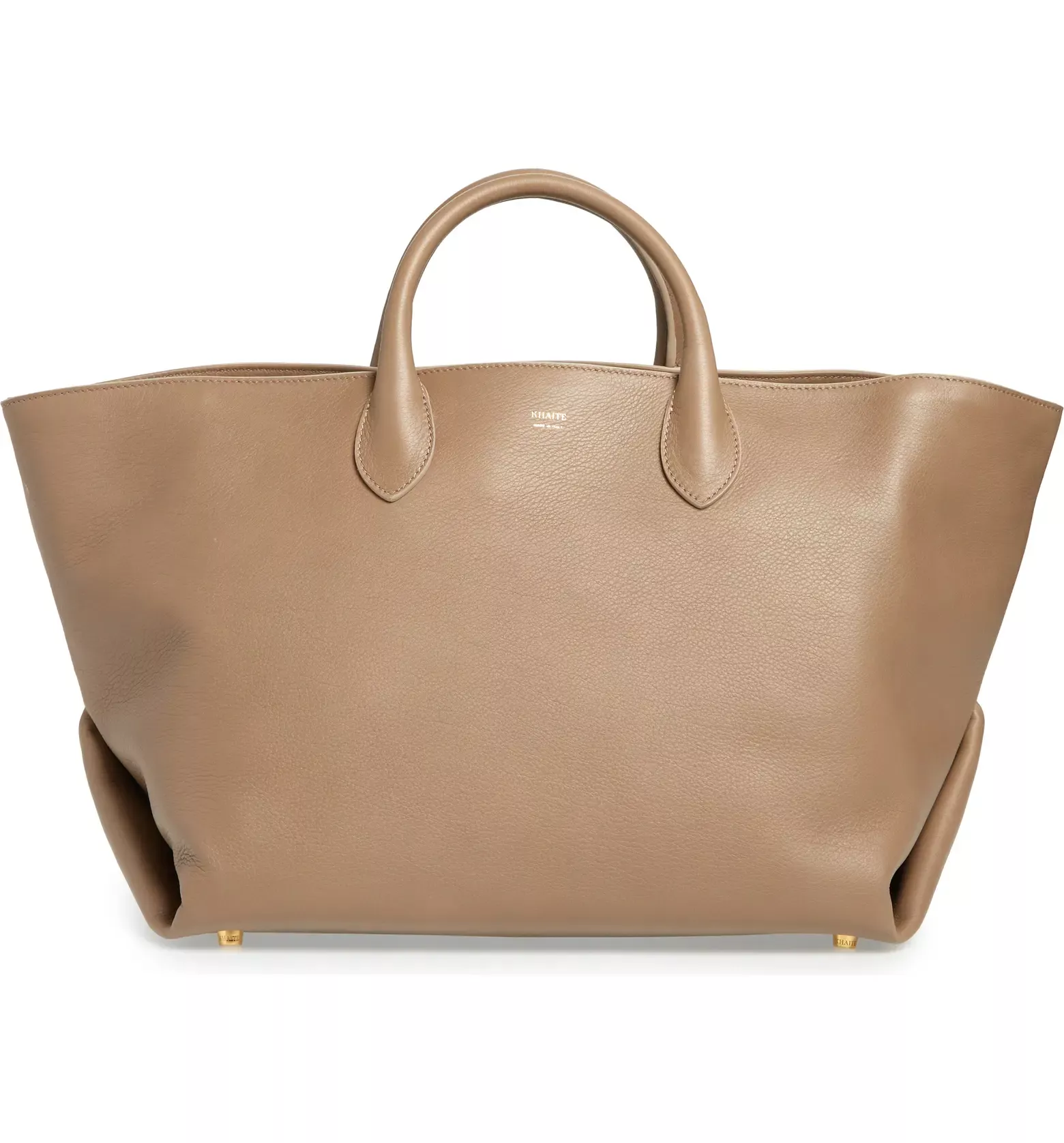 Tamara Mellon Pebbled Leather Bucket Bag