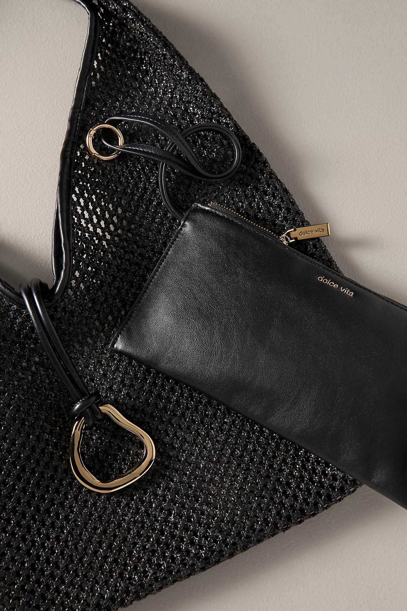 Dolce Vita Missie Raffia Mesh Tote | Anthropologie (US)