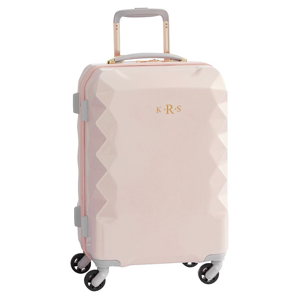 Luxe Hard-Sided Blush Carry-on Spinner | Pottery Barn Teen