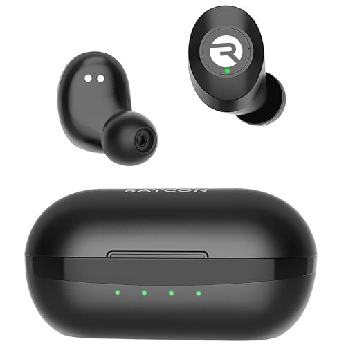 Raycon Everyday Classic Bluetooth Wireless Earbuds + Microphone with Active Noise Canceling, Sweat & Water-Resistant Earphones, Ear Buds Wireless Bluetooth 32 Hours Playtime (Black) | Amazon (US)