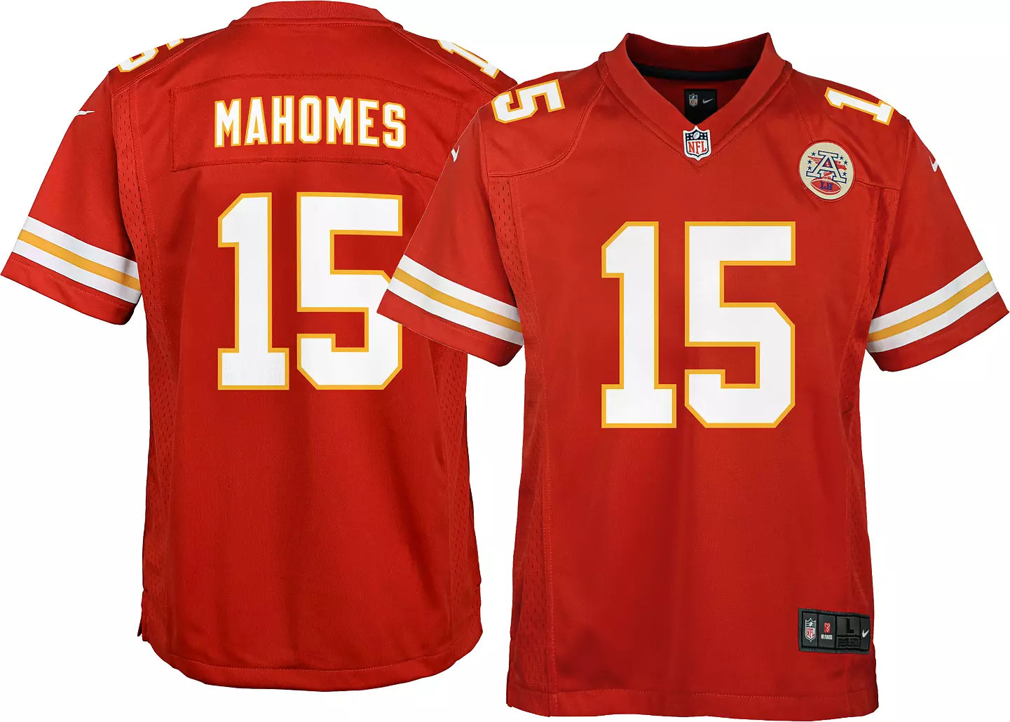 Nike Youth Kansas City Chiefs Patrick Mahomes #15 Red Game Jersey | DICK'S Sporting Goods