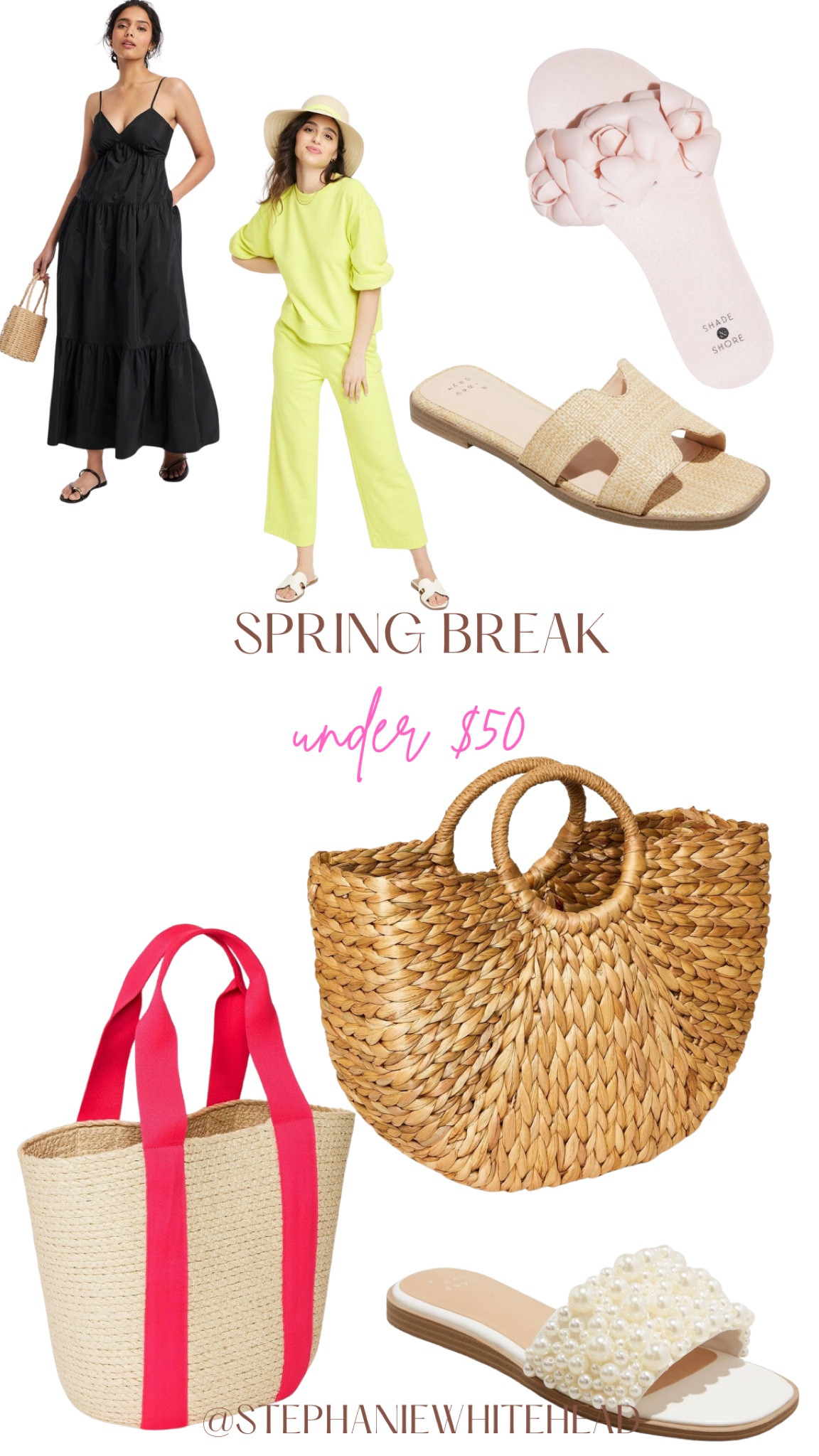 Get spring break ready with these under $50 finds! 🌸☀️

#LTKSeasonal #LTKfindsunder50 #LTKshoecrush