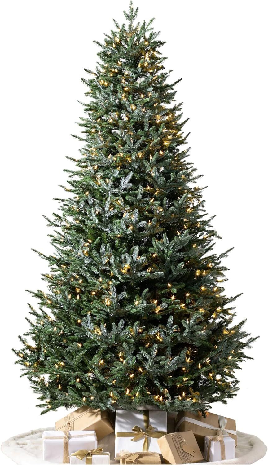 Balsam Hill 7ft Pre-Lit European Silver Fir Artificial Christmas Tree with LED Candlelight Clear ... | Amazon (US)