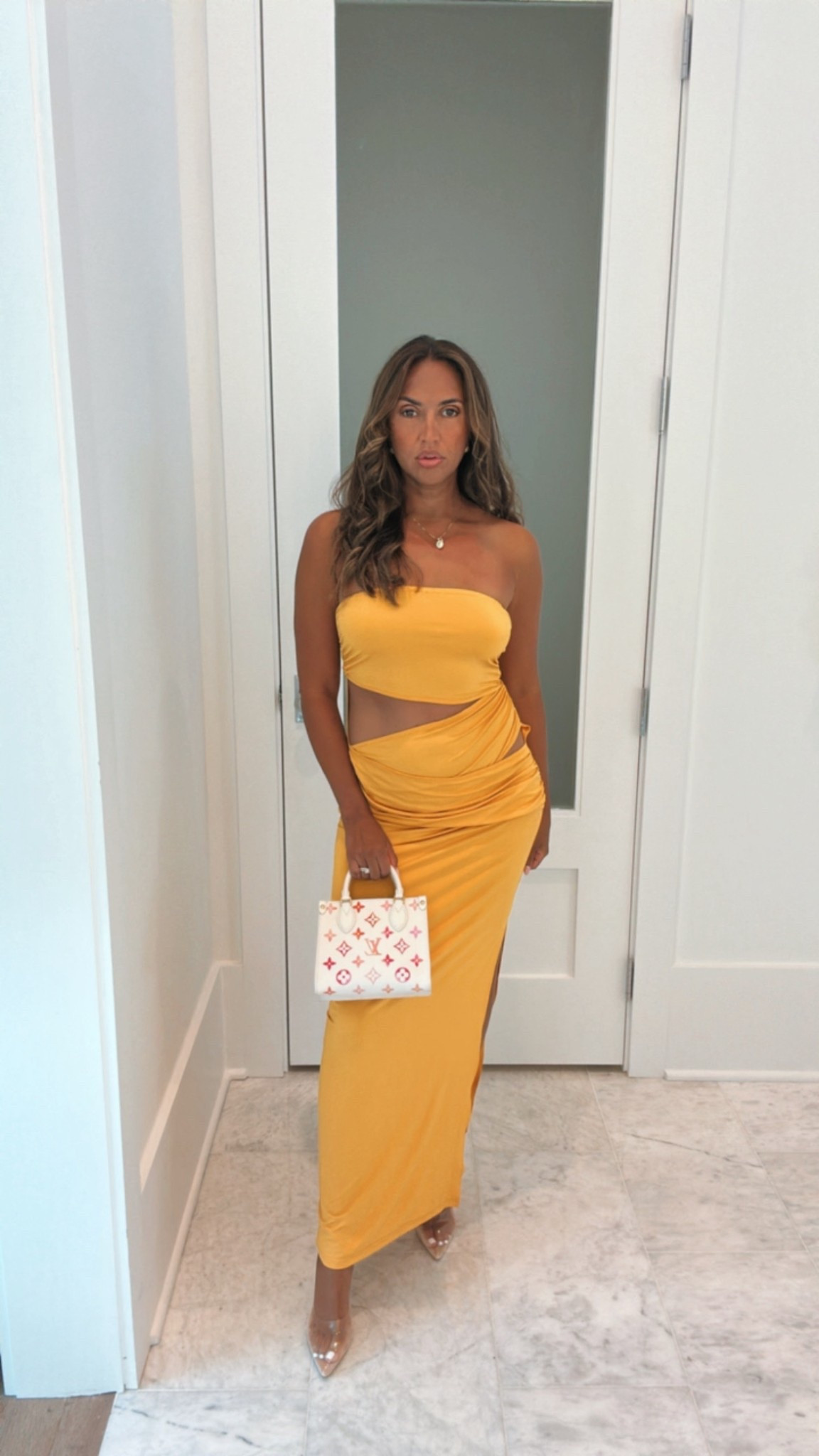 This dress came in perfect for our sunset themed evening 🌅
This one is from Amazon but I have listed similar styles for you. 
I’m wearing a medium 💛

#LTKTravel #LTKFindsUnder50 #LTKParties
