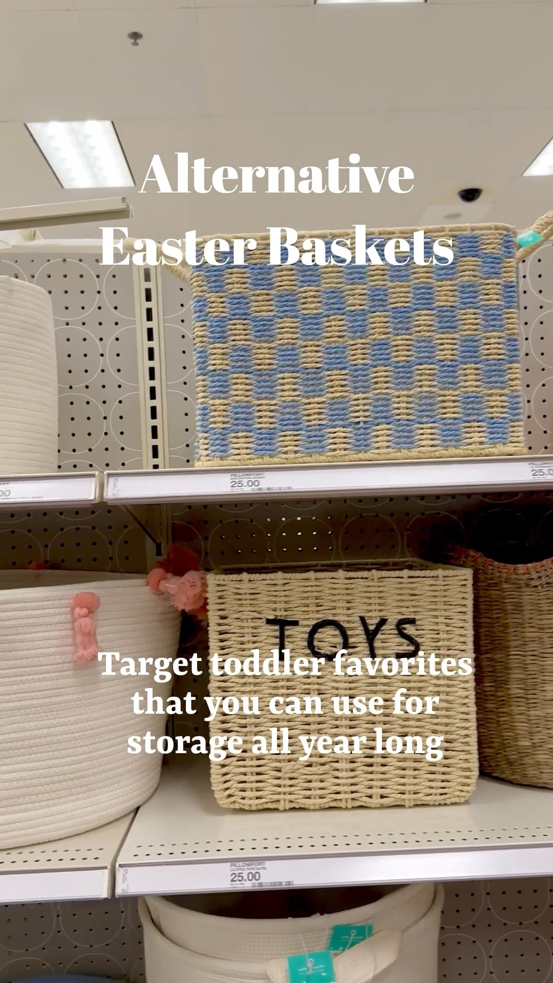 Target Pillowfort has some adorable toy storage baskets that will make even cuter Easter Baskets (that you can repurpose the rest of the year!)

Toddler Easter basket, Easter decor, playroom, kids room storage, alternative Easter basket, everyday Easter baskets, storage basket, decorative basket, nursery storage and organization, Easter gift ideas

#LTKHome #LTKKids #LTKSeasonal