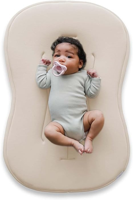 Snuggle Me® Baby Lounger Curve (0-6 Months) - Premium Organic Cotton with Foam Core, Machine-Was... | Amazon (US)