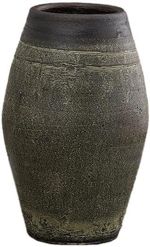 penepico Farmhouse Clay Floor Vase for Flower Large, Rough Ceramic Garden Pot for Plant Outdoor,T... | Amazon (US)
