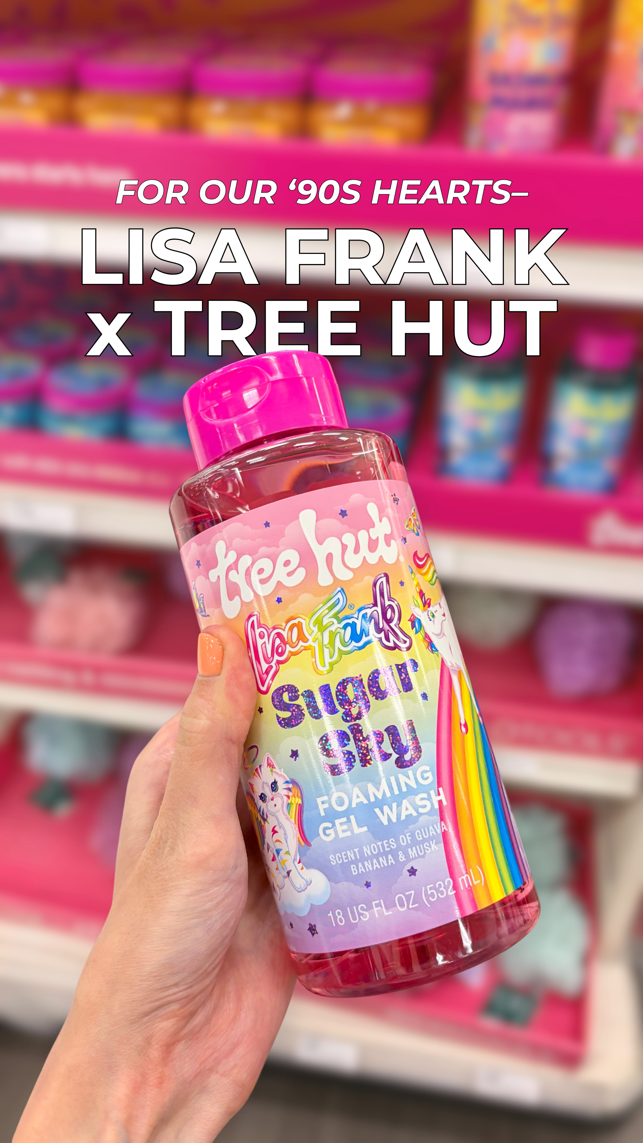 Our '90s kid hearts are SO happy over this one! 💖 The NEW Lisa Frank x Tree Hut collection is the sweetest excuse for a nostalgic spa night with your tween! 🌈  

 #LTKselfcare #LTKBeauty #LTKKids