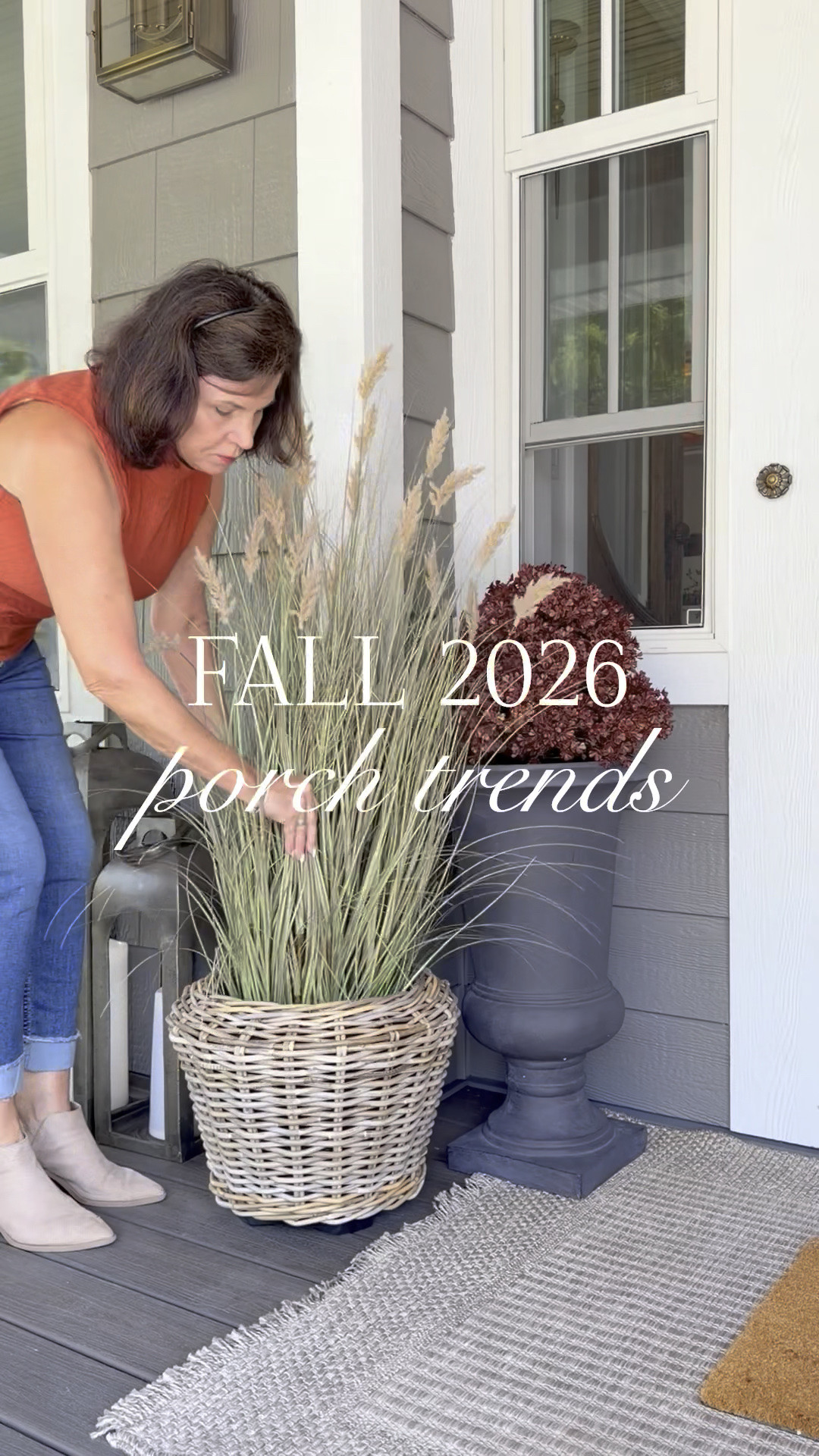 I’m loving this color palette for my fall porch — rich, warm and gorgeous! The top trends for fall porches in 2026 is an intentional, collected look that uses warm earthy tones, natural textures and an uncluttered, layered layout. Muted and moody color palettes are in. Rather than bright orange, the focus is a tight palette of three or four main colors. Popular choices include harvest gold, rich caramel, sage, muted rust and chocolate brown.

#LTKSeasonal #LTKHome #LTKvlog