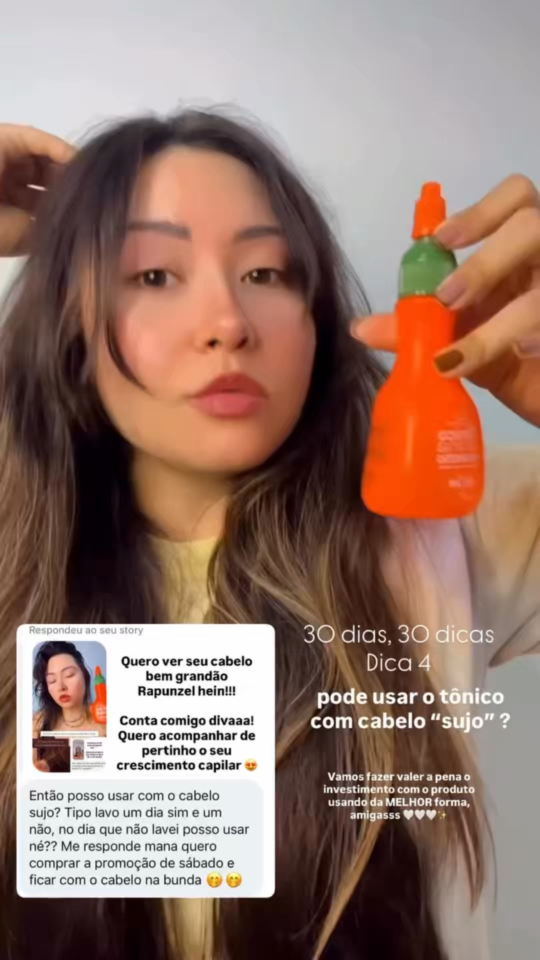 4ª Dica de cabelo - tônico laranja poderoso Gold Spell ✨ 

Só pode aplicar com o cabelo sujo? Saiba tudo! 

Tônico: https://pay.goold.club/aff/M7LKWO/CFA6VUZJ 
Grupo vip do insta: https://www.instagram.com/channel/AbbwU-pOy6Nh41cj/?igsh=MXc0OTNrZzl0Y3c3Mw== 
Grupo vip do whats: https://chat.whatsapp.com/KmRYJ1kntxKAYFOZ5DEkpr?mode=gi_t 

 #goldspellcosméticos #tonicopoderoso #dicadebeleza #quedadecabelo #crescimentocapilar 

#LTKpromo #LTKbeleza #LTKbrasil