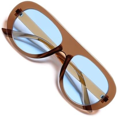 VANLINKER Retro Aviator Sunglasses for Women Chic Classic 70s Vintage Trendy 2025 Chunky UV400 Su... | Amazon (US)