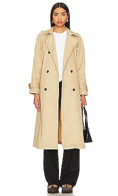 Lovers and Friends x Rachel Ridley Trench Coat in Beige from Revolve.com | Revolve Clothing (Global)