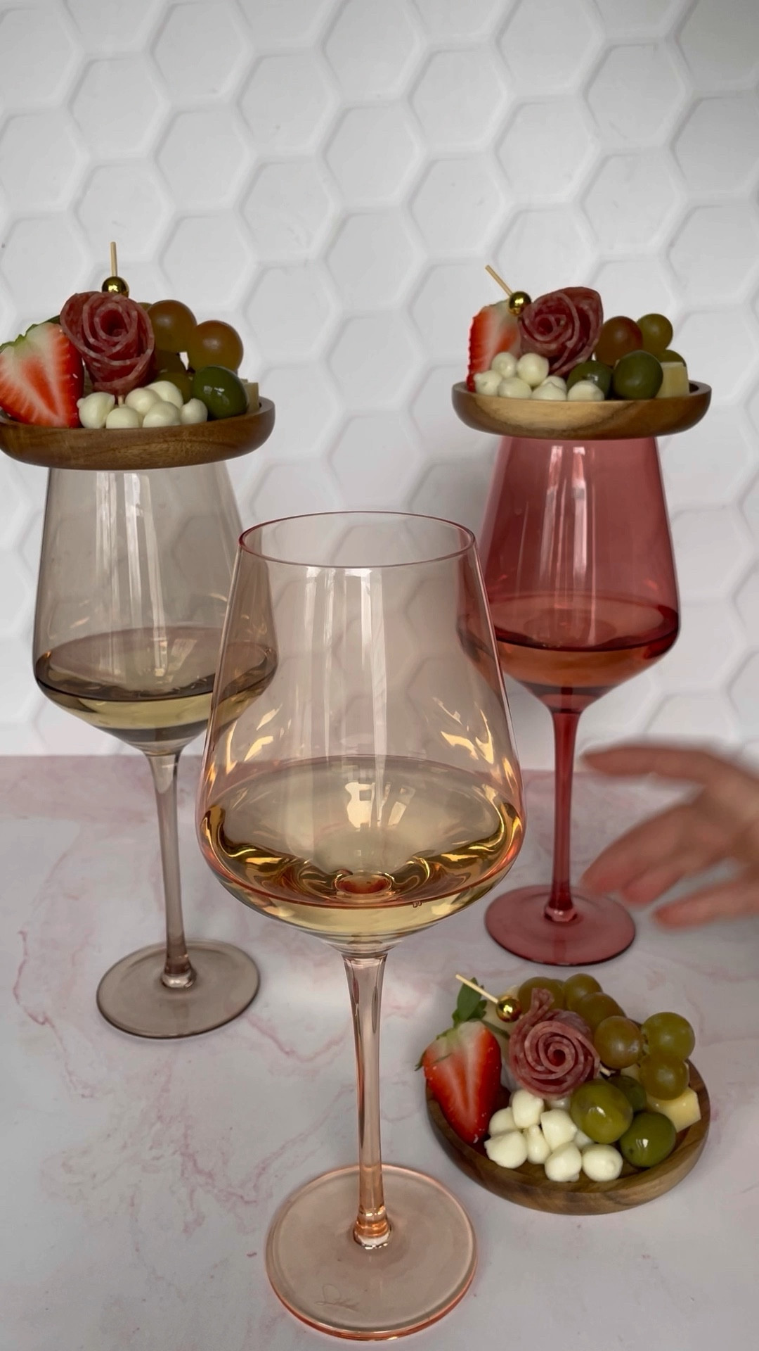 wine topper charcuterie coasters