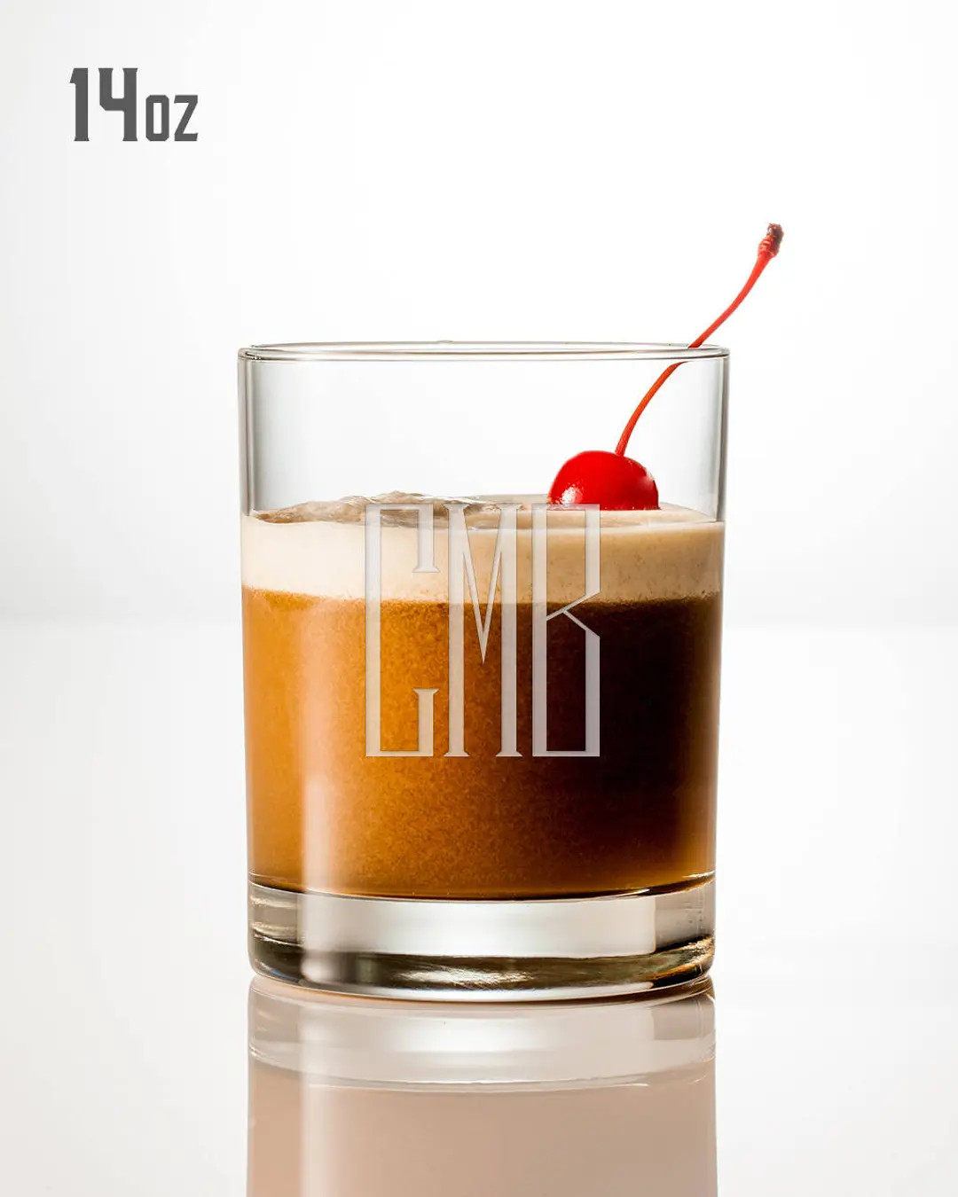 Personalized Whiskey Glass Sets, Custom Engraved Monogram 14oz Old Fashioned Glasses - Personaliz... | Etsy (US)