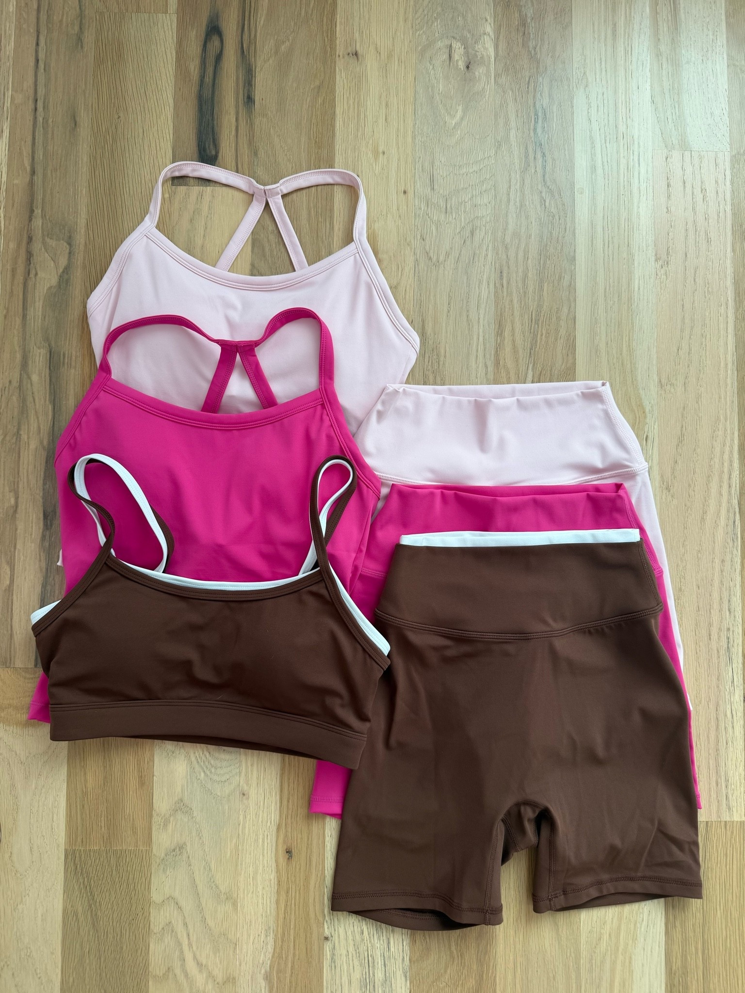 If you love a good matching set these are so cute and look way more expensive. I’m wearing size xs

#LTKPetite #LTKfitnessgoals #LTKActive